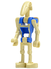 LEGO Battle Droid Pilot with Blue Torso with Tan Insignia minifigure