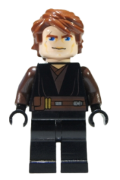 LEGO Anakin Skywalker - Large Eyes, Dark Brown Arms minifigure