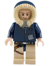 LEGO Han Solo, Tan Legs with Holster Pattern, Parka Hood with Tan Fur minifigure