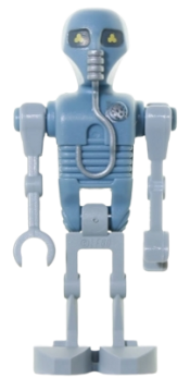 LEGO 2-1B Medical Droid (Dotted Badge Pattern, Light Bluish Gray Legs) minifigure
