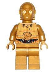 LEGO C-3PO - Colorful Wires Pattern minifigure