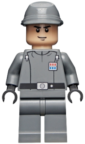 LEGO Imperial Officer (Captain / Commandant / Commander) - Two Code Cylinders, Cavalry Kepi minifigure