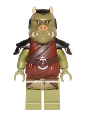 LEGO Gamorrean Guard (Olive Green, Detailed) minifigure