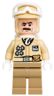 LEGO Hoth Rebel Trooper Tan Uniform (Moustache) minifigure