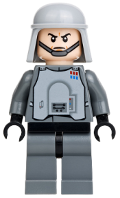 LEGO Imperial Officer with Battle Armor (Captain / Commandant / Commander) - Chin Strap minifigure