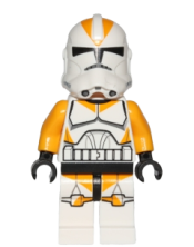 LEGO Clone Trooper, 212th Attack Battalion (Phase 2) - Bright Light Orange Arms, Large Eyes minifigure