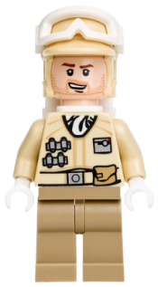 LEGO Hoth Rebel Trooper Tan Uniform (Stubble) minifigure