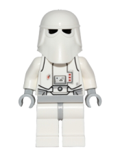 LEGO Snowtrooper, Light Bluish Gray Hips, Light Bluish Gray Hands, Printed Head, Torso Back Printing minifigure