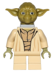 LEGO Yoda (Olive Green, Neck Bracket) minifigure