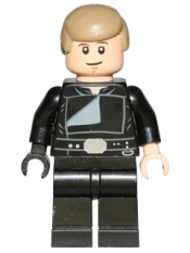 LEGO Luke Skywalker (Jedi Master, Endor, Dark Tan Hair, Smile / Open Mouth) minifigure
