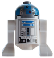 LEGO Astromech Droid, R2-D2, Flat Silver Head minifigure