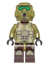 LEGO Clone Scout Trooper, 41st Elite Corps (Phase 2) - Kashyyyk Camouflage, Scowl minifigure