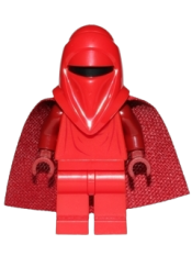 LEGO Royal Guard with Dark Red Arms and Hands (Spongy Cape) minifigure