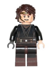 LEGO Anakin Skywalker (Dark Brown Legs, Headset) minifigure