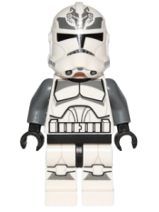 LEGO Wolfpack Clone Trooper (Dark Bluish Gray Arms) minifigure