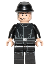 LEGO Imperial Crew, Black Jumpsuit, Cavalry Kepi minifigure