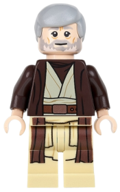 LEGO Obi-Wan Kenobi (Dark Brown Hooded Coat) minifigure