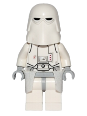 LEGO Snowtrooper, Light Bluish Gray Hips, Light Bluish Gray Hands, White Kama minifigure