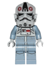 LEGO AT-AT Driver - Dark Red Imperial Logo, Grimacing minifigure