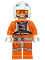 LEGO Snowspeeder Pilot - White Helmet, Headset minifigure