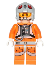 LEGO Snowspeeder Pilot - Light Bluish Gray Helmet minifigure