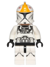 LEGO Clone Trooper Pilot (Phase 1) - Printed Legs, Scowl minifigure