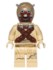 LEGO Tusken Raider - Head Spikes, Crossed Belts minifigure