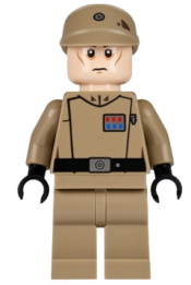 LEGO Imperial Officer (Captain / Commandant / Commander) - Dark Tan Uniform minifigure