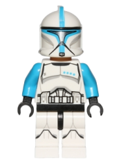 LEGO Clone Trooper Lieutenant (Phase 1) - Printed Legs, Scowl minifigure