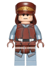 LEGO Naboo Security Officer - Light Nougat Head minifigure