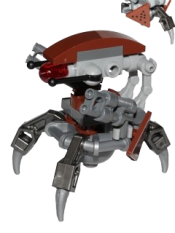 LEGO Droideka - Destroyer Droid (Reddish Brown Triangles with Stickers) set