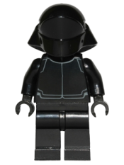 LEGO First Order Crew Member (Fleet Engineer / Gunner) - Reddish Brown Head minifigure