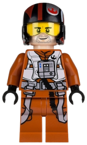 LEGO Poe Dameron (Pilot Jumpsuit, Helmet) minifigure