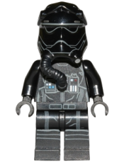 LEGO First Order TIE Fighter Pilot, Two White Lines on Helmet minifigure