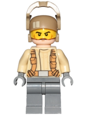 LEGO Resistance Trooper - Tan Jacket, Frown, Cheek Lines minifigure