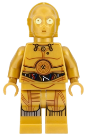 LEGO C-3PO - Colorful Wires, Printed Legs minifigure