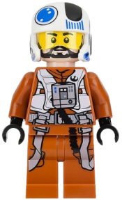 LEGO Resistance Pilot X-wing (Temmin 'Snap' Wexley) minifigure