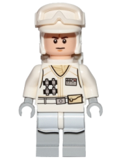 LEGO Hoth Rebel Trooper White Uniform (Frown) minifigure