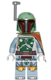 LEGO Boba Fett - Pauldron Cloth with Dark Orange Stripe Pattern minifigure