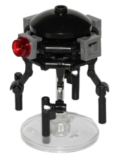 LEGO Imperial Probe Droid, Dark Bluish Gray Sensors (Dark Bluish Gray Round Plate Inside) set