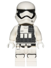 LEGO First Order Heavy Assault Stormtrooper (Rounded Mouth Pattern) - Backpack, Ammo Pouch Print minifigure