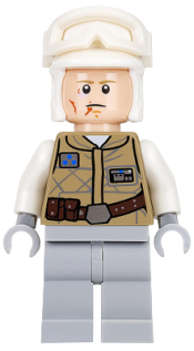 LEGO Luke Skywalker (Hoth, Face with Scars) minifigure