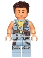 LEGO Zander - Sand Blue Jacket minifigure