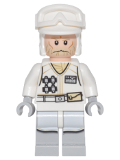 LEGO Hoth Rebel Trooper White Uniform (Tan Beard, without Backpack) minifigure