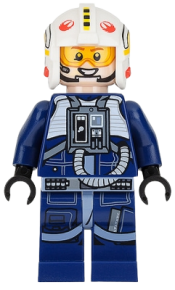 LEGO Rebel Pilot Y-wing (Dark Blue Jumpsuit) minifigure