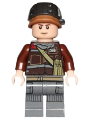 LEGO Rebel Trooper - Light Nougat Head, Helmet with Pearl Dark Gray Band (Private Calfor) minifigure