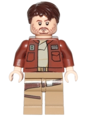 LEGO Cassian Andor (Reddish Brown Jacket) minifigure