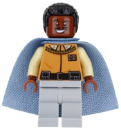 LEGO Lando Calrissian - General Insignia (Light Bluish Gray Legs) minifigure