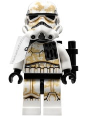 LEGO Sandtrooper (Sergeant) - White Pauldron, Ammo Pouch, Dirt Stains, Survival Backpack minifigure