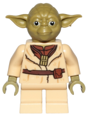 LEGO Yoda (Olive Green, Belt Pattern) minifigure